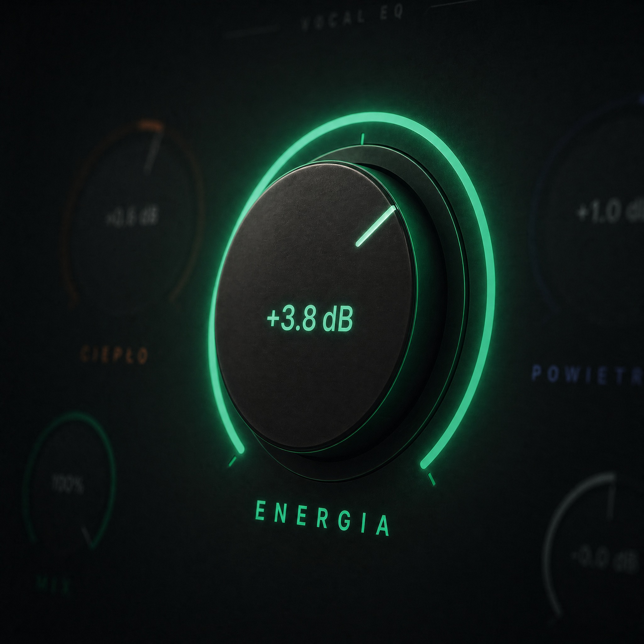 VocalEQ - pokrętło ENERGIA